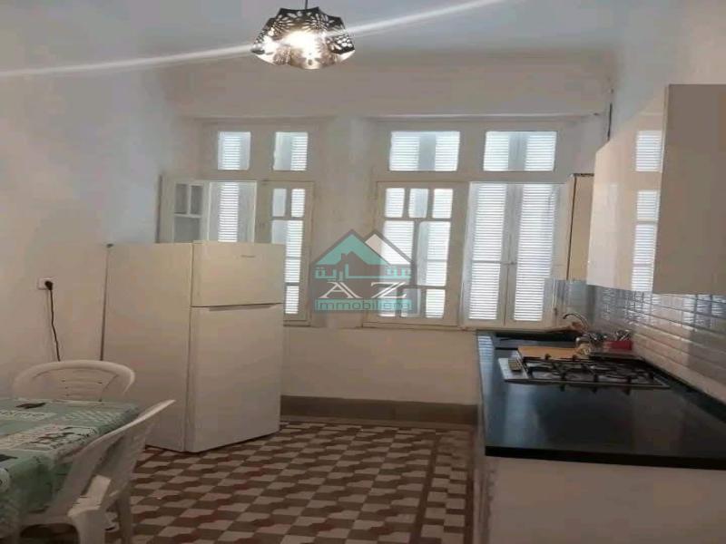 À Louer Courte durée - Grand S+2 Meublé à Bizerte (2ème étage)